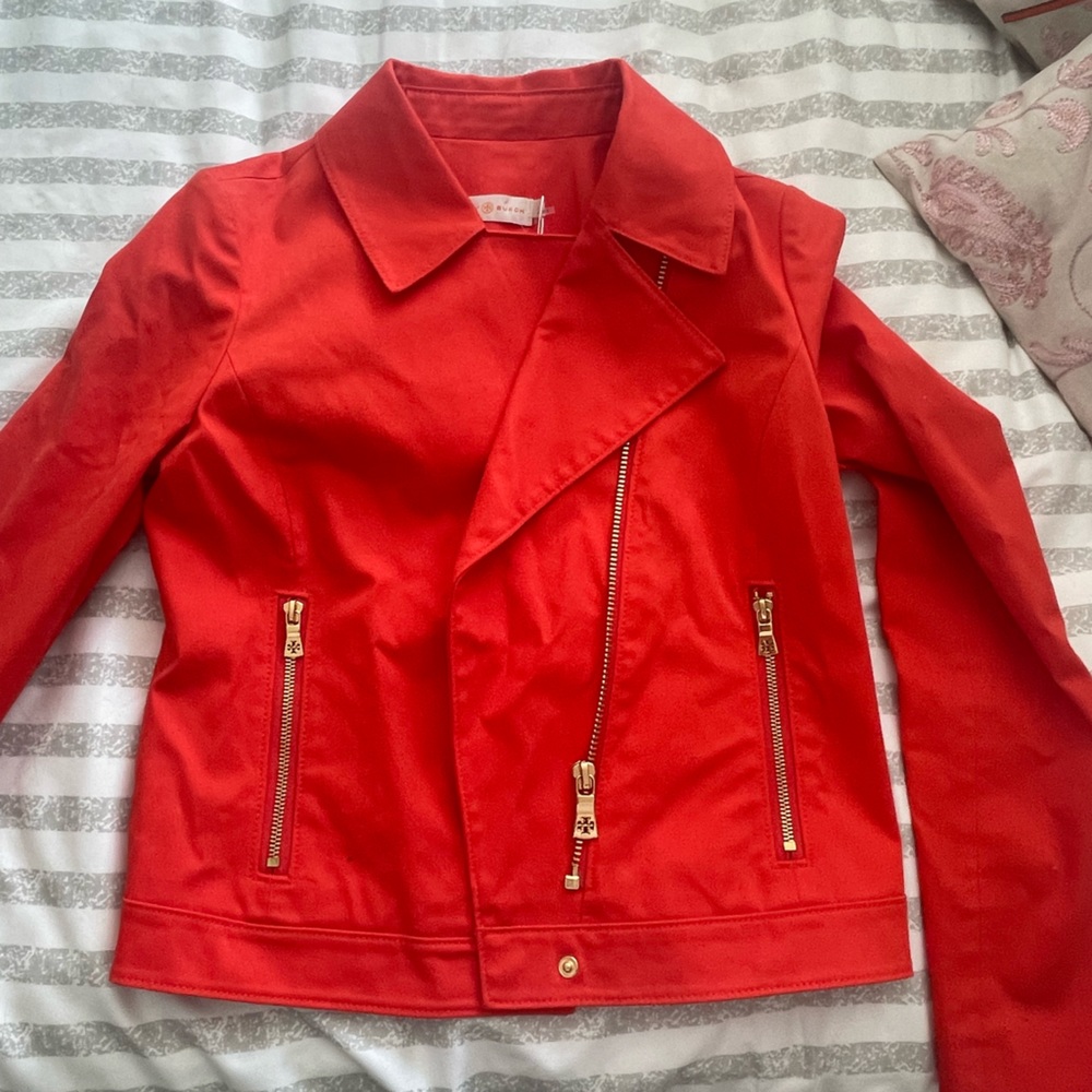Size 2 Tory Burch jacket.  Never worn.